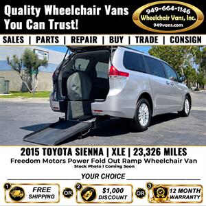 2015 Toyota Sienna XLE Wheelchair Van - Photo 1 - Laguna Hills, CA 92653