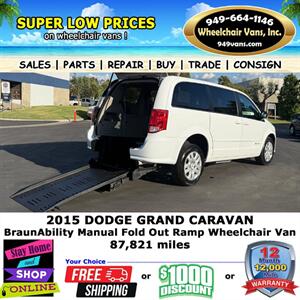 2015 Dodge Grand Caravan Wheelchair Van - Photo 1 - Laguna Hills, CA 92653
