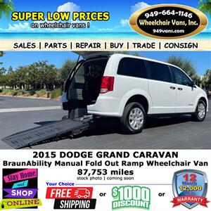 2015 Dodge Grand Caravan Wheelchair Van   - Photo 1 - Laguna Hills, CA 92653