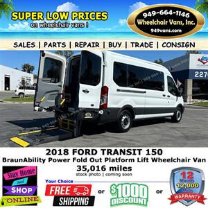 2018 Ford Transit 150 XL Wheelchair Van   - Photo 1 - Laguna Hills, CA 92653