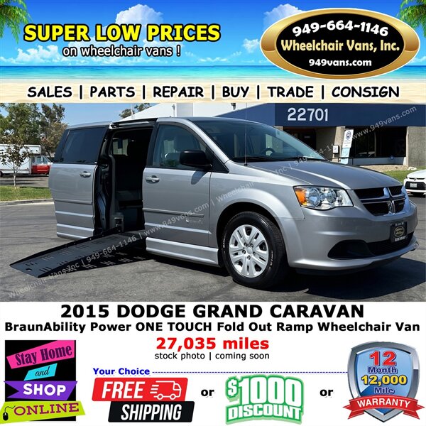 2015 Dodge Grand Caravan Wheelchair Van   - Photo 1 - Laguna Hills, CA 92653