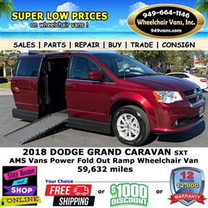 2018 Dodge Grand Caravan Wheelchair Van Minivan
