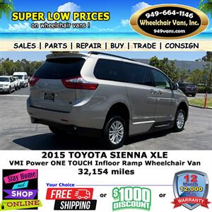 2015 Toyota Sienna XLE Wheelchair Van   - Photo 9 - Laguna Hills, CA 92653