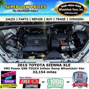 2015 Toyota Sienna XLE Wheelchair Van   - Photo 12 - Laguna Hills, CA 92653