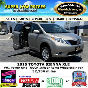 2015 Toyota Sienna XLE Wheelchair Van   - Photo 2 - Laguna Hills, CA 92653