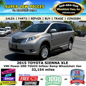 2015 Toyota Sienna XLE Wheelchair Van   - Photo 5 - Laguna Hills, CA 92653