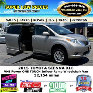 2015 Toyota Sienna XLE Wheelchair Van   - Photo 1 - Laguna Hills, CA 92653