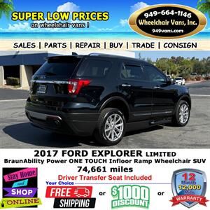 2017 Ford Explorer Limited Wheelchair SUV   - Photo 8 - Laguna Hills, CA 92653