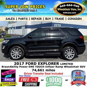 2017 Ford Explorer Limited Wheelchair SUV   - Photo 10 - Laguna Hills, CA 92653