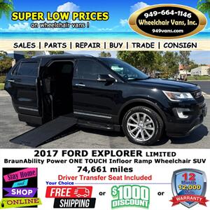 2017 Ford Explorer Limited Wheelchair SUV SUV
