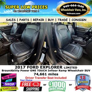 2017 Ford Explorer Limited Wheelchair SUV   - Photo 12 - Laguna Hills, CA 92653