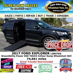 2017 Ford Explorer Limited Wheelchair SUV   - Photo 1 - Laguna Hills, CA 92653