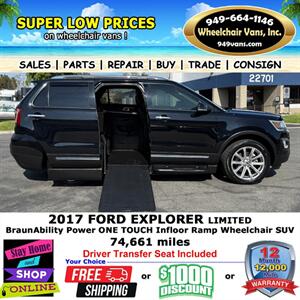 2017 Ford Explorer Limited Wheelchair SUV   - Photo 4 - Laguna Hills, CA 92653