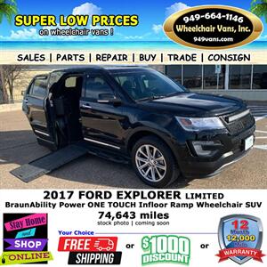 2017 Ford Explorer Limited Wheelchair SUV   - Photo 1 - Laguna Hills, CA 92653
