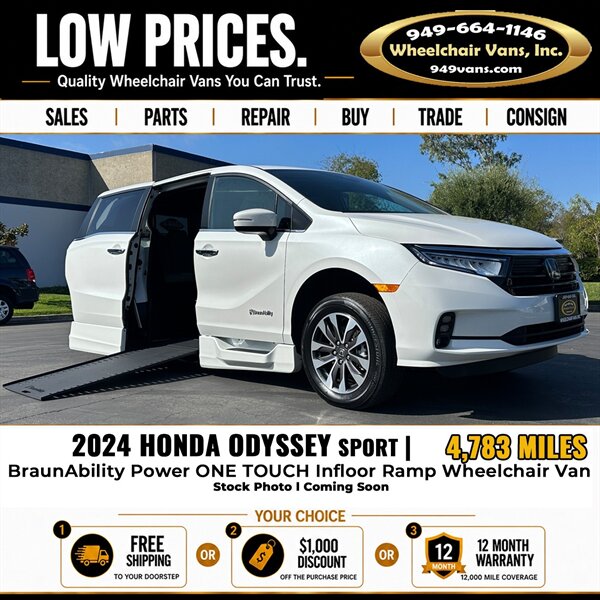 2024 Honda Odyssey Sport Wheelchair Van   - Photo 1 - Laguna Hills, CA 92653