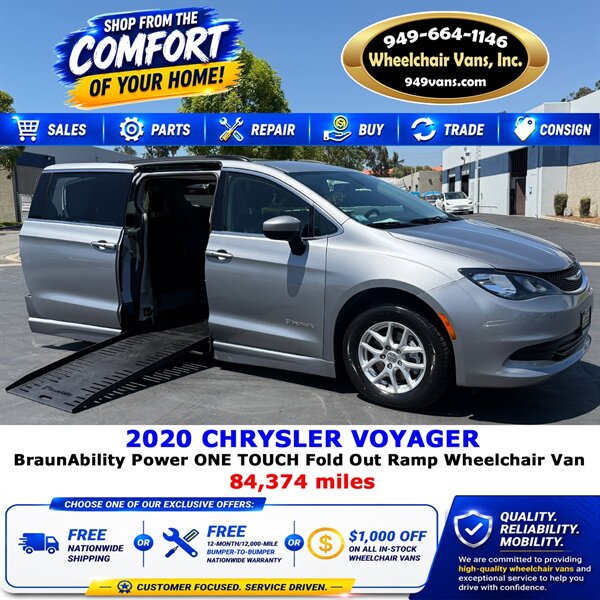 2020 Chrysler Voyager Wheelchair Van   - Photo 1 - Laguna Hills, CA 92653