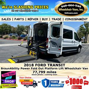 2018 Ford Transit 150 Wheelchair Van   - Photo 1 - Laguna Hills, CA 92653