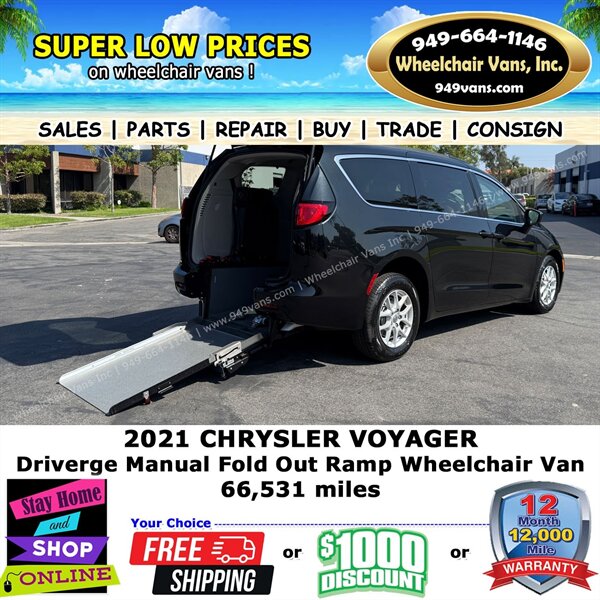 2021 Chrysler Voyager LXI Wheelchair Van  