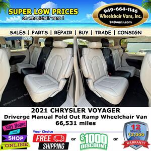 2021 Chrysler Voyager LXI Wheelchair Van   - Photo 12 - Laguna Hills, CA 92653