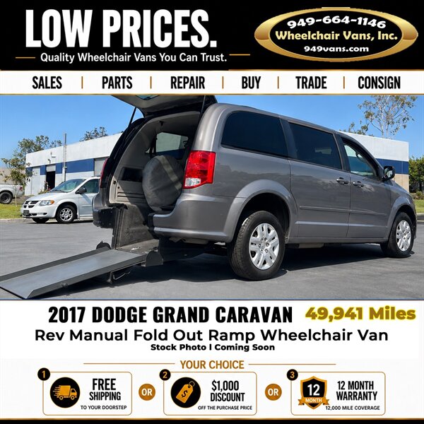 2017 Dodge Grand Caravan SXT Wheelchair Van   - Photo 1 - Laguna Hills, CA 92653