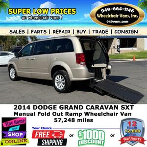 2014 Dodge Grand Caravan SXT Wheelchair Van   - Photo 3 - Laguna Hills, CA 92653