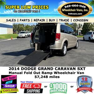 2014 Dodge Grand Caravan SXT Wheelchair Van   - Photo 2 - Laguna Hills, CA 92653