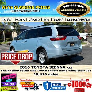 2016 Toyota Sienna XLE Wheelchair Vans   - Photo 6 - Laguna Hills, CA 92653