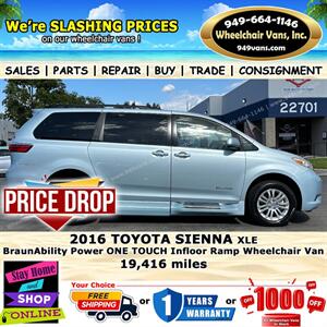 2016 Toyota Sienna XLE Wheelchair Vans   - Photo 8 - Laguna Hills, CA 92653