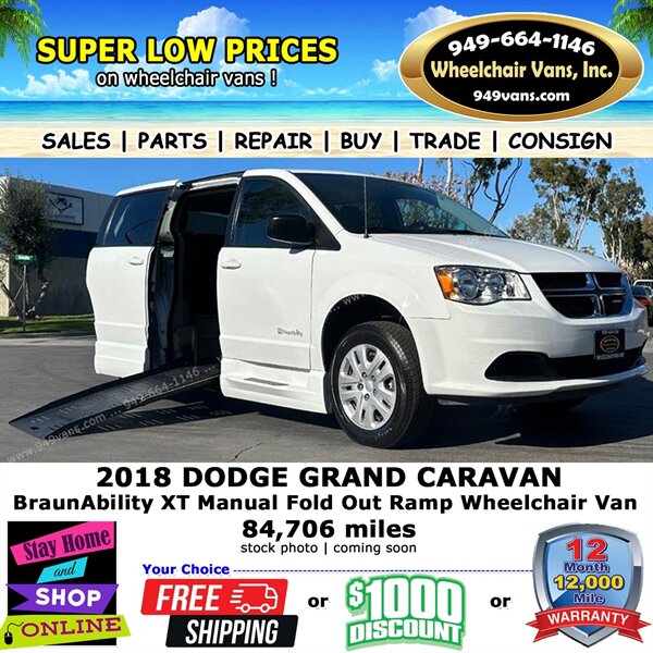 2018 Dodge Grand Caravan Wheelchair Van   - Photo 1 - Laguna Hills, CA 92653