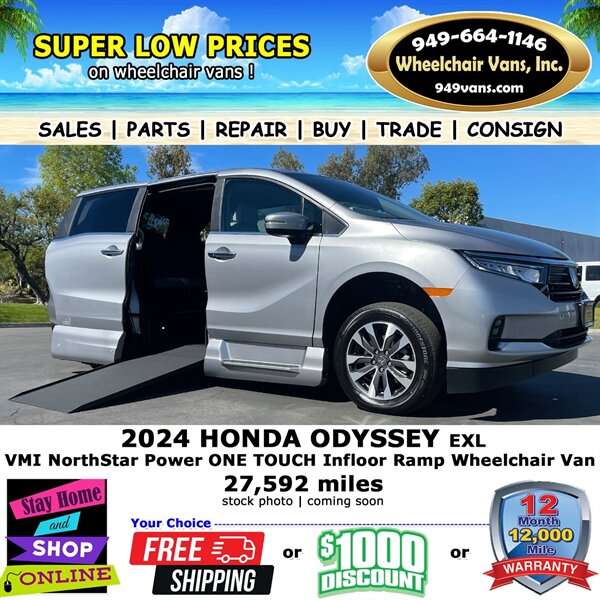 2024 Honda Odyssey EX-L Wheelchair Van  