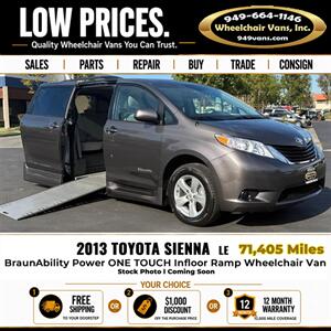 2013 Toyota Sienna LE  Wheelchair Van Minivan