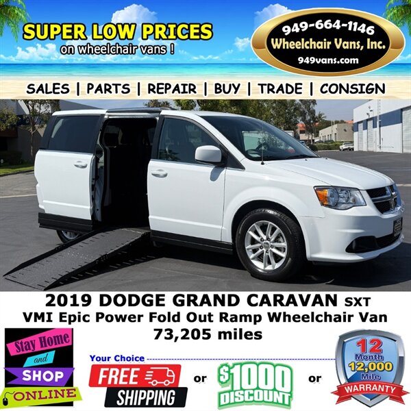 2019 Dodge Grand Caravan SXT Wheelchair Van   - Photo 1 - Laguna Hills, CA 92653