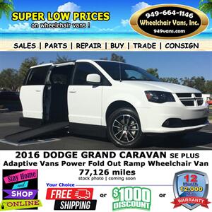 2016 Dodge Grand Caravan Wheelchair van   - Photo 1 - Laguna Hills, CA 92653