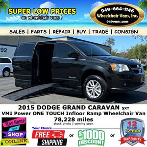 2015 Dodge Grand Caravan SXT Wheelchair Van   - Photo 1 - Laguna Hills, CA 92653