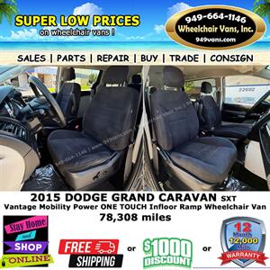 2015 Dodge Grand Caravan SXT Wheelchair Van   - Photo 11 - Laguna Hills, CA 92653