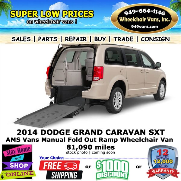 2014 Dodge Grand Caravan Wheelchair Van - Photo 1 - Laguna Hills, CA 92653
