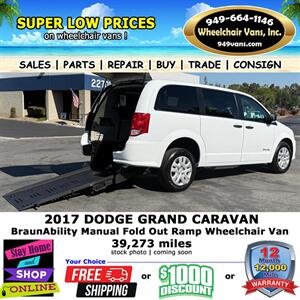 2017 Dodge Grand Caravan SE Wheelchair Van - Photo 1 - Laguna Hills, CA 92653