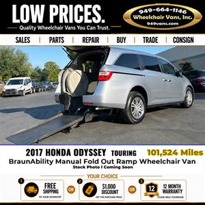 2017 Honda Odyssey Touring Wheelchair Van Minivan