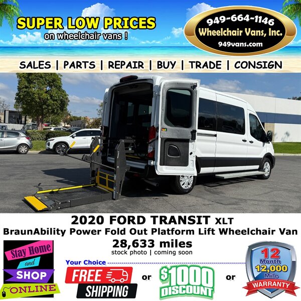 2020 Ford Transit XLT Wheelchair Van  