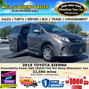 2019 Toyota Sienna Wheelchair Van   - Photo 1 - Laguna Hills, CA 92653