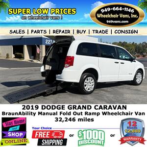 2019 Dodge Grand Caravan Wheelchair Van Minivan