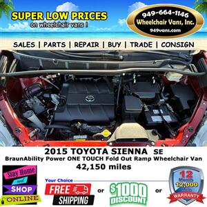 2015 Toyota Sienna SE Wheelchair Van - Photo 13 - Laguna Hills, CA 92653