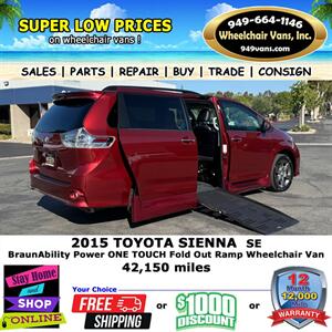 2015 Toyota Sienna SE Wheelchair Van - Photo 4 - Laguna Hills, CA 92653