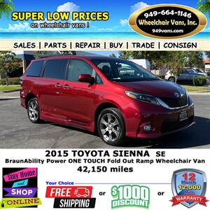2015 Toyota Sienna SE Wheelchair Van - Photo 5 - Laguna Hills, CA 92653