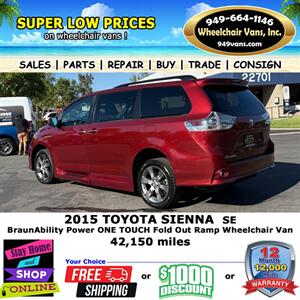 2015 Toyota Sienna SE Wheelchair Van - Photo 8 - Laguna Hills, CA 92653
