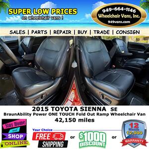 2015 Toyota Sienna SE Wheelchair Van - Photo 11 - Laguna Hills, CA 92653