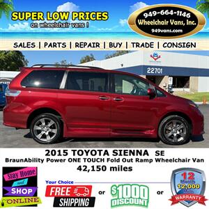 2015 Toyota Sienna SE Wheelchair Van - Photo 6 - Laguna Hills, CA 92653