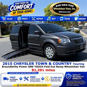 2015 Chrysler Town and Country Touring Wheelchair Van Minivan