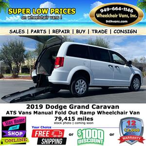 2019 Dodge Grand Caravan SE Wheelchair Van Minivan
