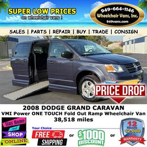 2008 Dodge Grand Caravan Wheelchair Van Minivan